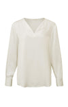 YAYA V-neck Top - Birch Sand