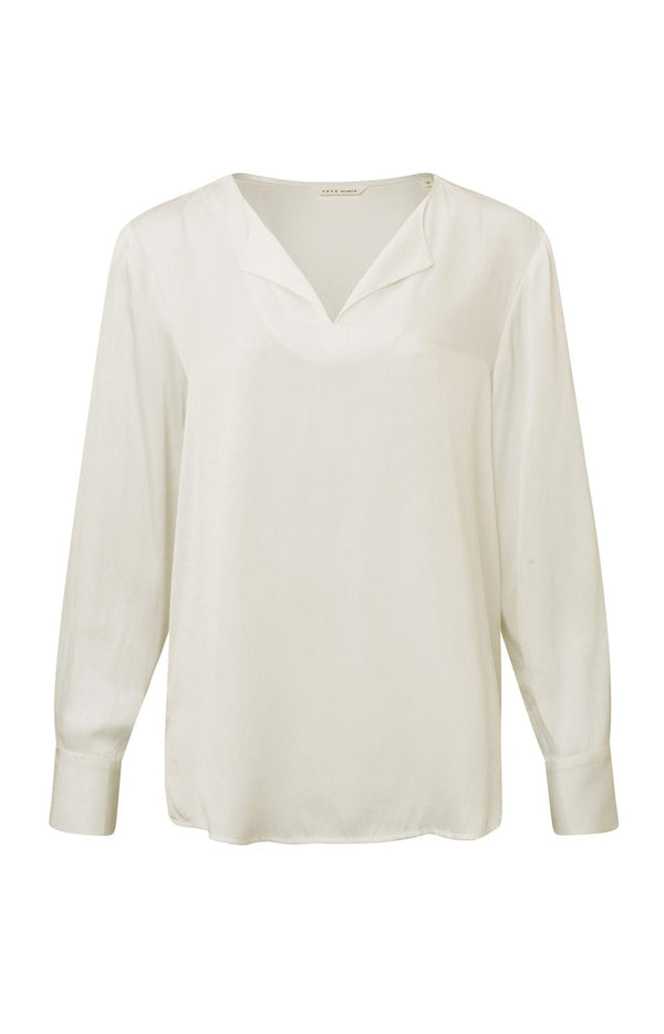 YAYA V-neck Top - Birch Sand