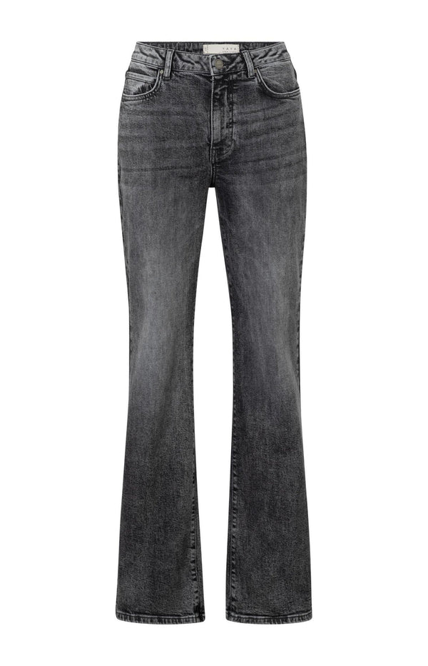 YAYA High Waist Jeans - Dark grey