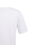 YAYA T-shirt with contrasting ribbed trim - Melange