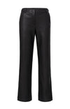 YAYA Faux Leather Trousers - Black