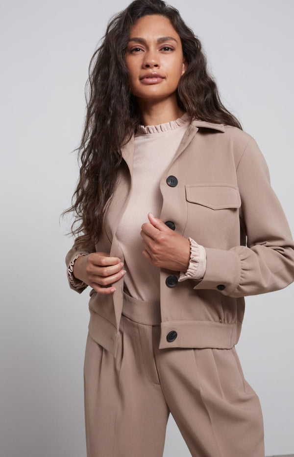 YAYA Woven jacket- Sinopia Fresco Brown