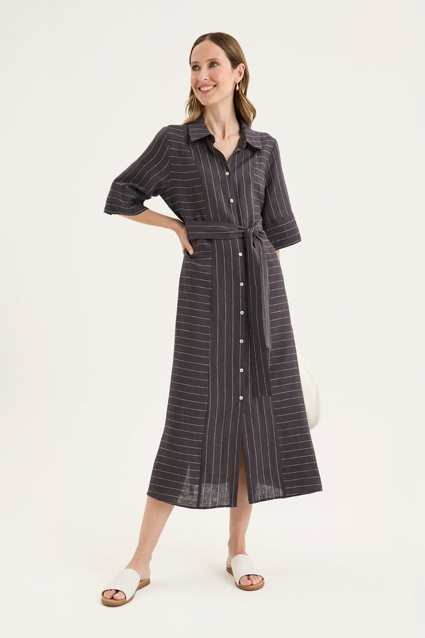 YARRA TRAIL Phoenix Dress - Alloy/White