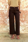 La Petite Etoile PaolatStraight-Leg Trousers - Marron