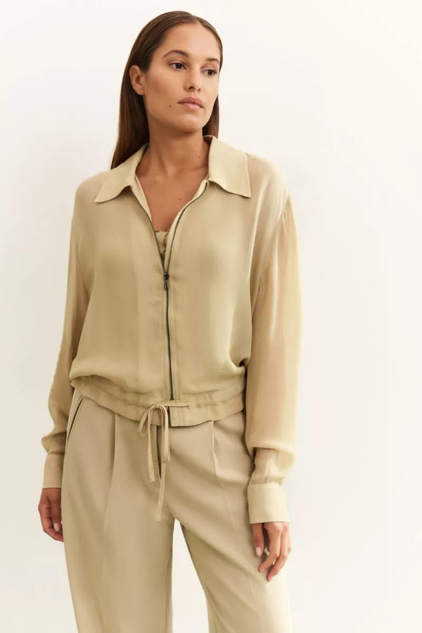 YAYA Blouse Jacket - Soft Green