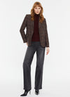 ANDAM Plaid Blazer - Bordeaux