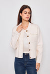 SUNNY STUDIO Gilet - Ecru