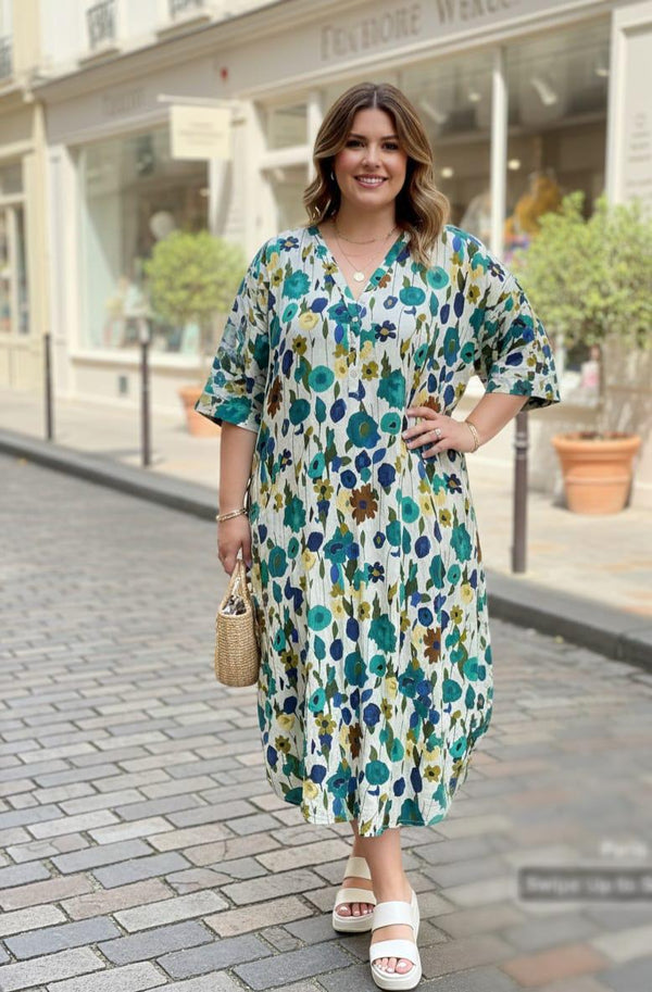 Palme Dress - Multi Colour Print