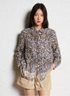 La Petite Etoile Printed Shirt - Brown