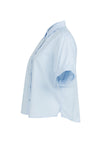 YAYAShort Roll- Up Sleeve Blouse With Collar