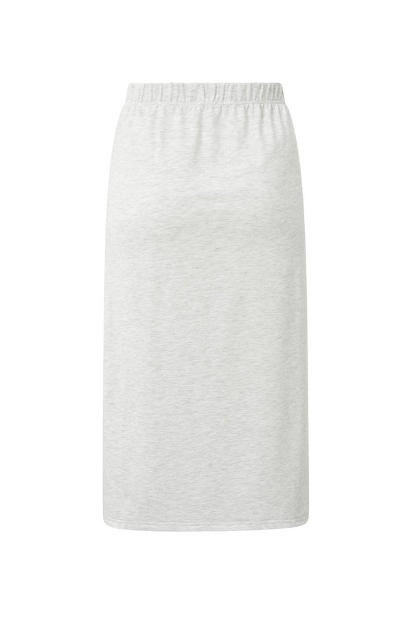 YAYA Midi skirt - Grey Melange