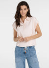 YAYA Sleeveless Jersey Blouse with Tailored Seams