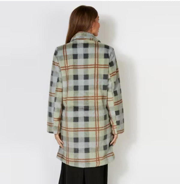 Brave+True Coat -Jungle sage check