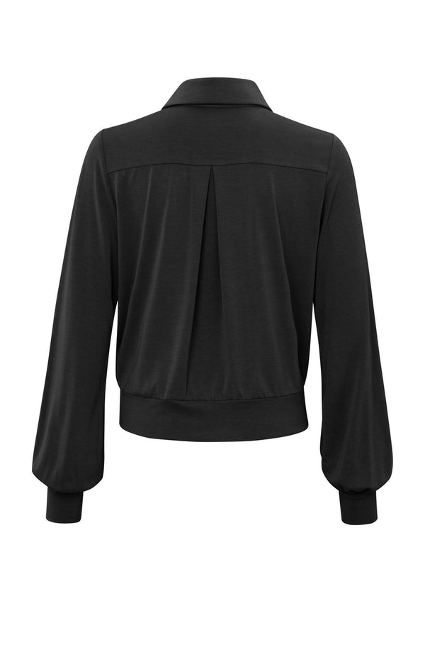 YAYA Double Layer Jersey Blouse