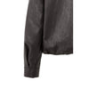 YAYA Faux Leather Jacket with Baloo - Anthracite Brown