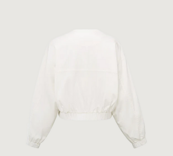 YAYA Woven CroppedBomber jacket - Off White