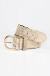 Le temps Braided Golden Kebir Belt-Gold