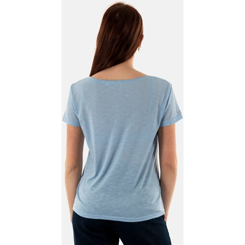 La Petite Etoile V-neck T- Shirt - Blue Sequence