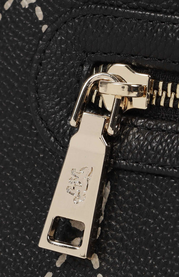 PRINGLEArgyle AOP Flapover Crossbody Bag - Black
