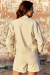 La Petite Etoile Nevada Straight-Cut Jacket - Naturel