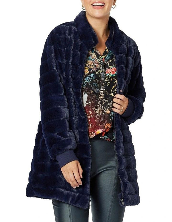 Hammock & vine Fur jacket - Midnight