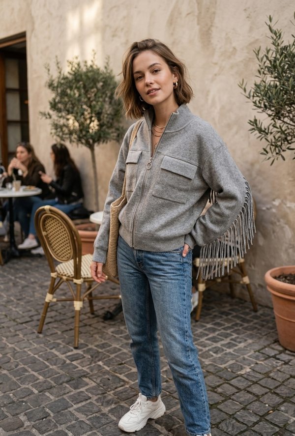 Made in Italy- UB Creative Jessica Knit Jacket