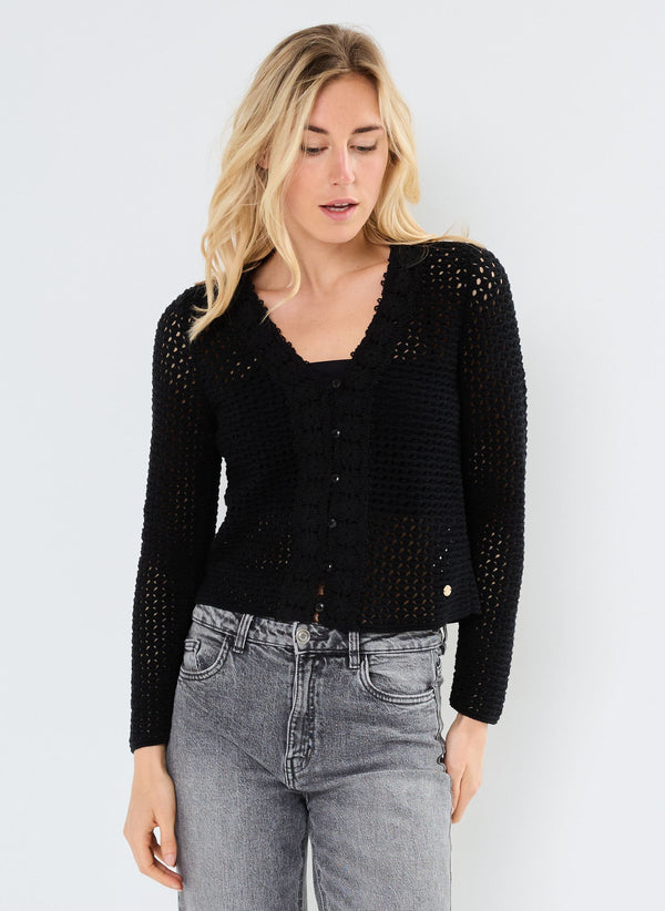 La Petite Etoile Cardigan - Black