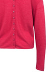 YAYA Textured knit sweater - Rose Red Melange