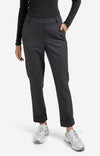 YAYA Pantalon With Elastic Waist - Oyster Black