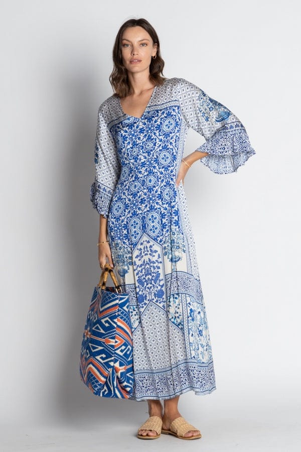 LulaSoul Sensiri Midi Dress - Navy