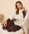 Threadz Mimosa Floral Print Knit - Natural
