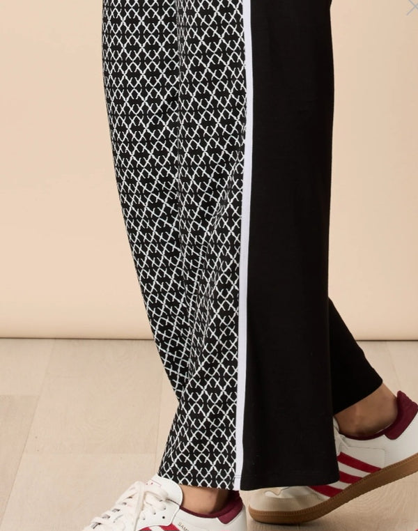 Threadz Spliced Pant - Black Ivory