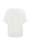 YAYA V-neck Top - Off White