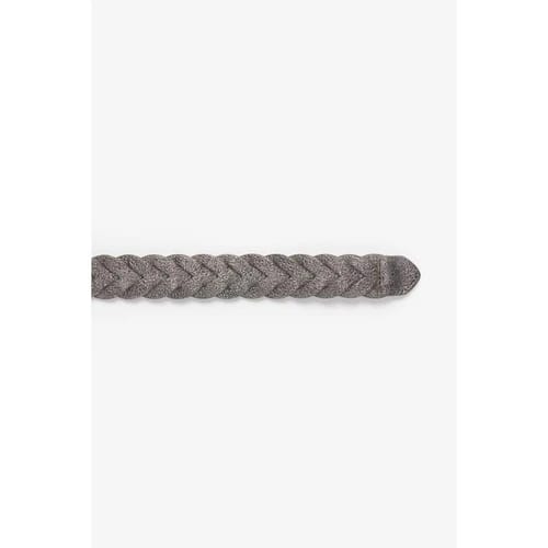 Le temps Braided Gunmetal Kebir Belt-Gunmetal