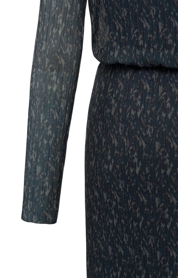YAYA DRESS - Blueberry blue dessin