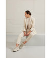 YAYA Scuba Blazer - Aluminium beige