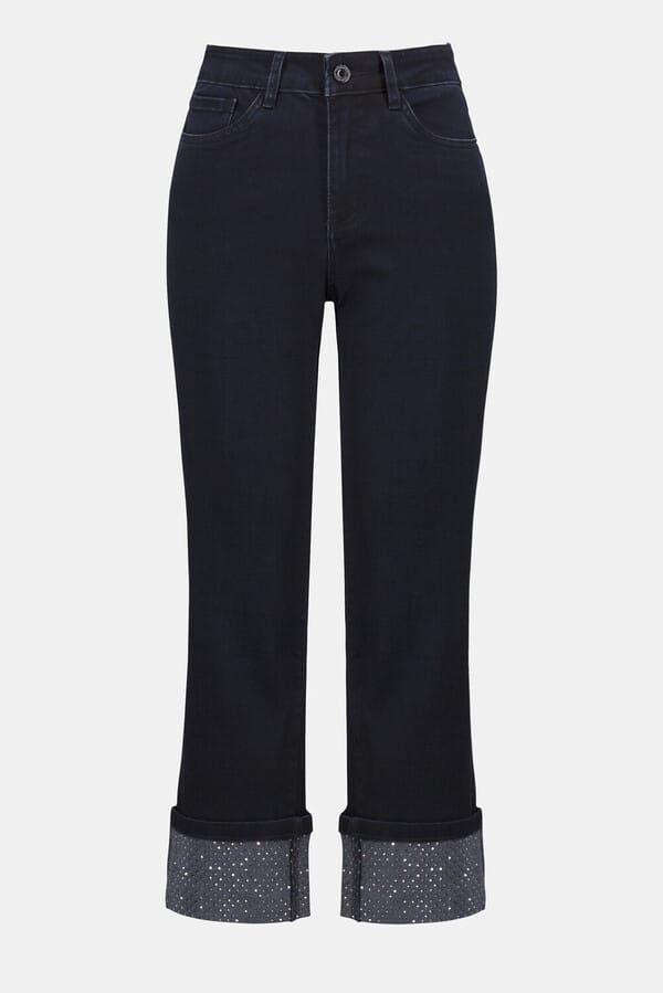 Joseph Ribkoff Rhinestone Jean - Ink