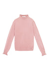 La Petite Etoile High Neck Sweater - 42-Vieux Rose