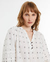 ANDAM Long-Sleeve Blouse - Ecru