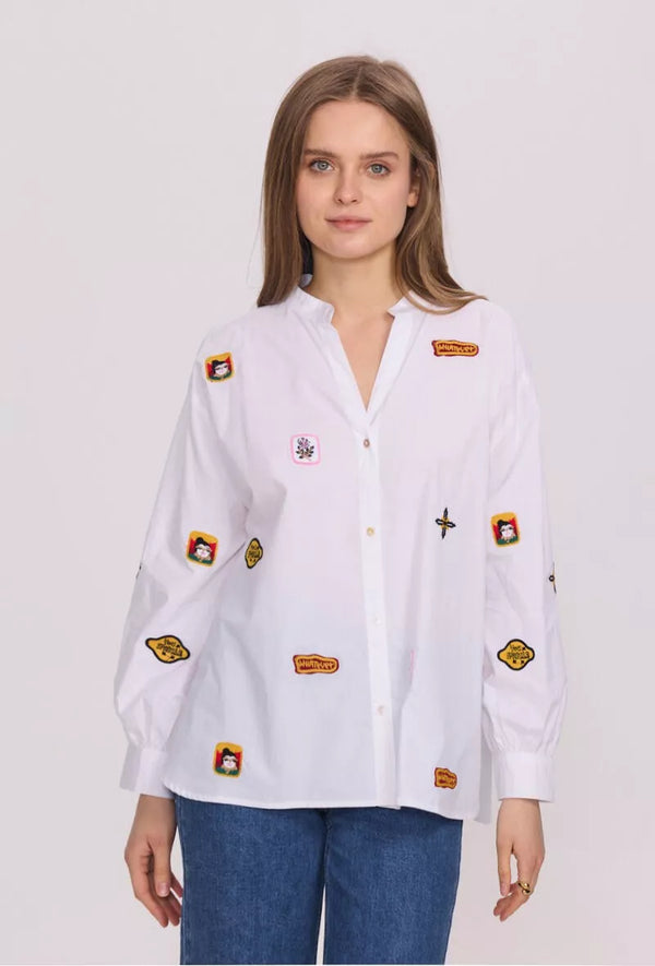 SUNNY STUDIO Embroidered blouse - ChemisePatch