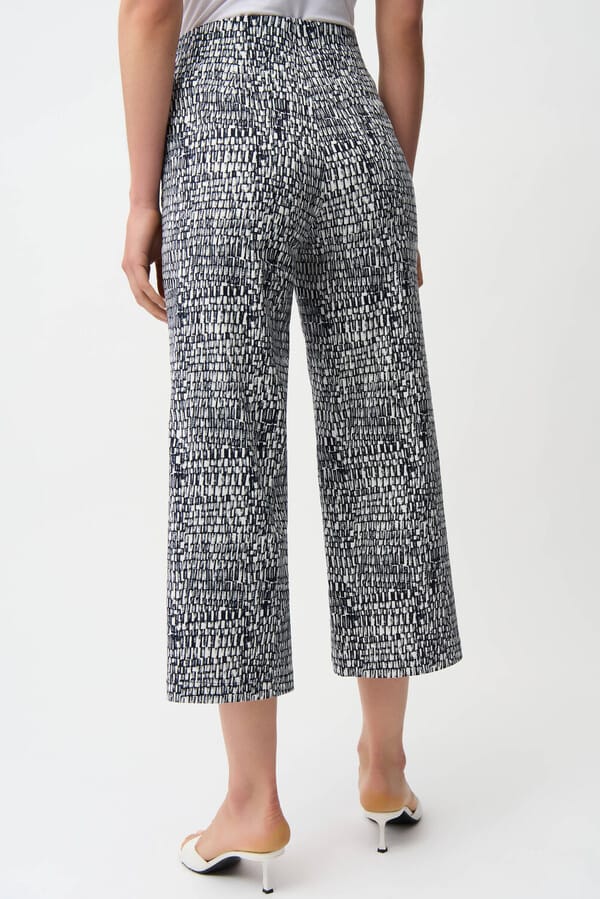 Joseph RibkoffPantalon abstrait court - Vanilla/Midnight Blue