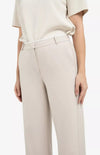 YAYA Soft Woven Trousers- Heather Grey Melange