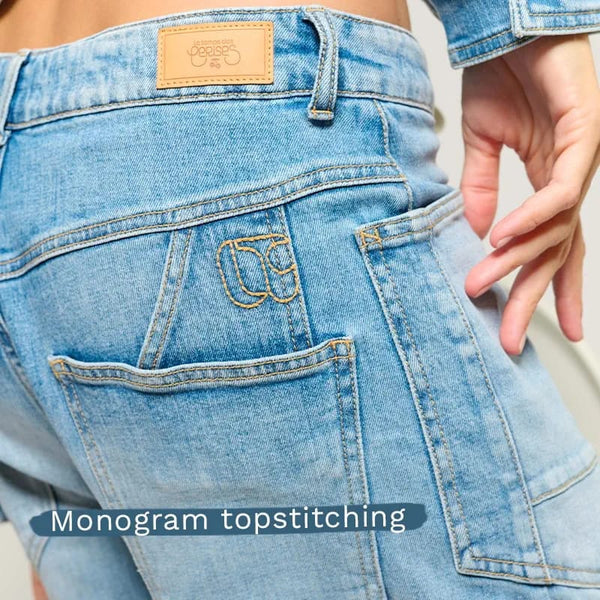 Le Temps Pants-Blue