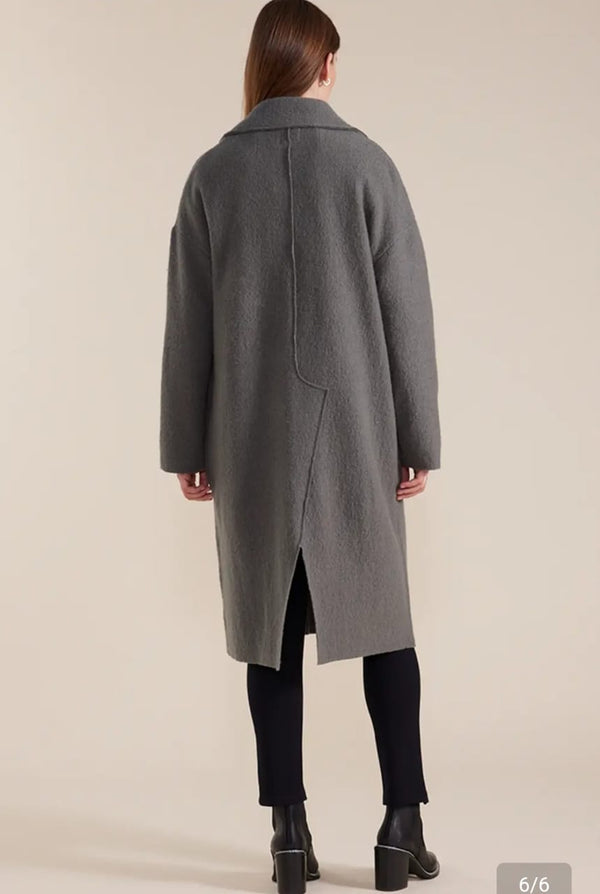 SIROCCO Boiled Wool Coat - Sage