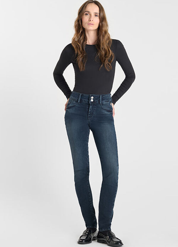 Le Temps Des Cerises Ultra Pulp Slim Jean- Blue Black