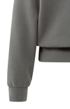 YAYA Raglan Sweatshirt - Dark Night Grey