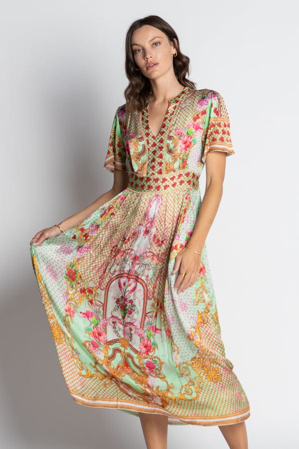 LulaSoul Pellicano Midi Dress - Mint