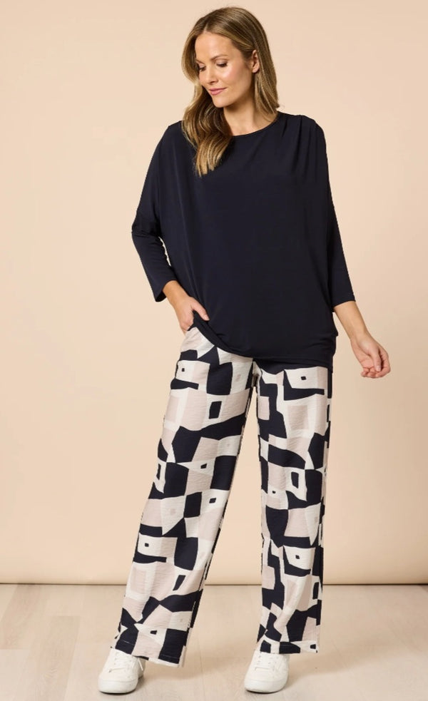 Threadz Rive Gauche Pant - Navy Multi
