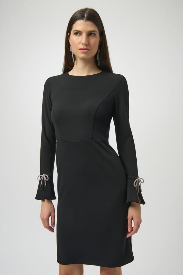 Joseph ribkoff Embellished Bodycon Dress - Black