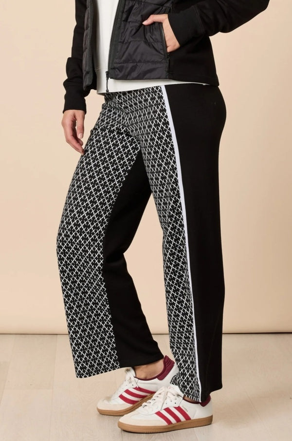 Threadz Spliced Pant - Black Ivory